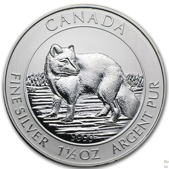 Read more about the article 2014 Royal Canadian Mint (rcm) Canada Arctic Fox (1 1/2) 1.5 oz Silver Coin