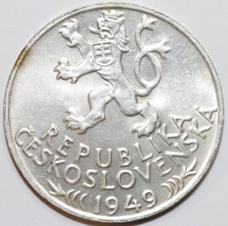 Read more about the article 1949 Czechoslovakia 100 Korun MINING Silver Coin  #0167