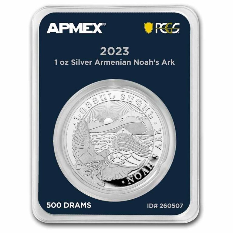 Read more about the article 2023 Armenia 1 oz Silver Noah’s Ark (MD® Premier + PCGS FS)