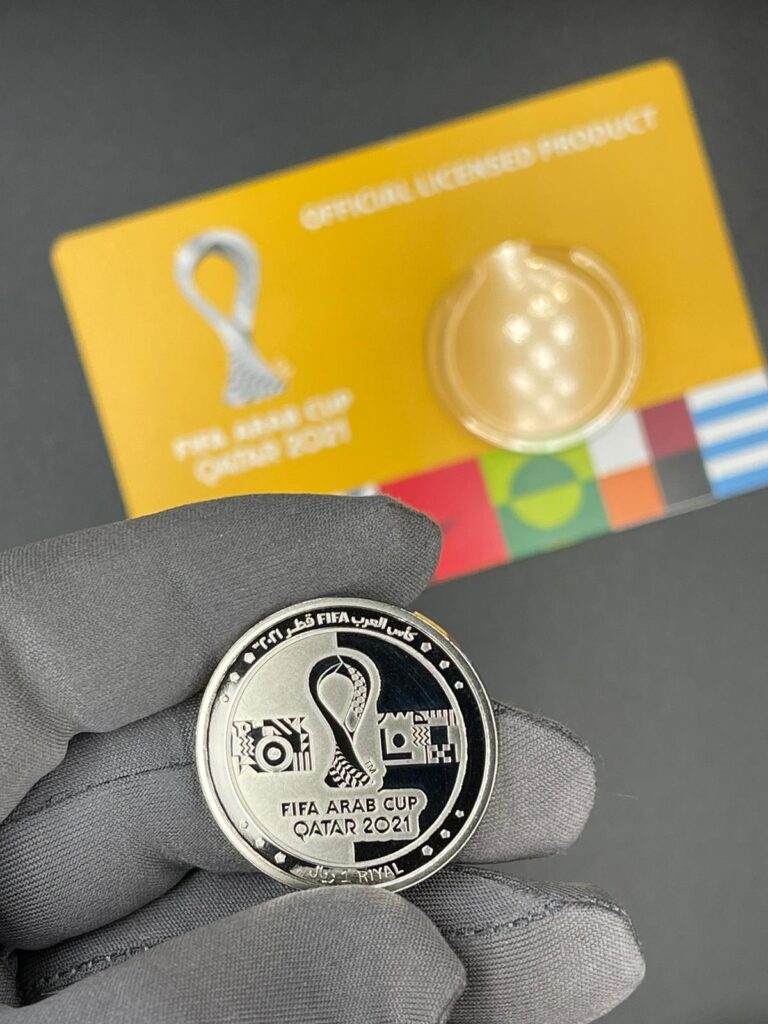 Read more about the article FIFA Arab Cup Qatar 2021 Commemorative Coin (Base Metal Coin)