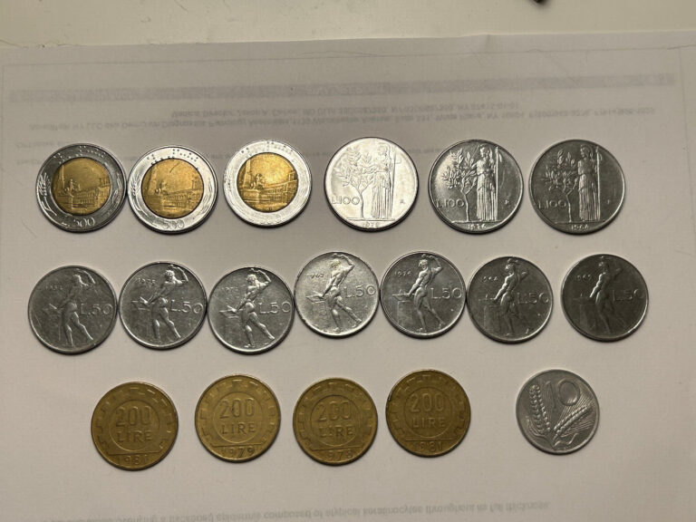 Read more about the article Italian Lira 18 Coins Lot