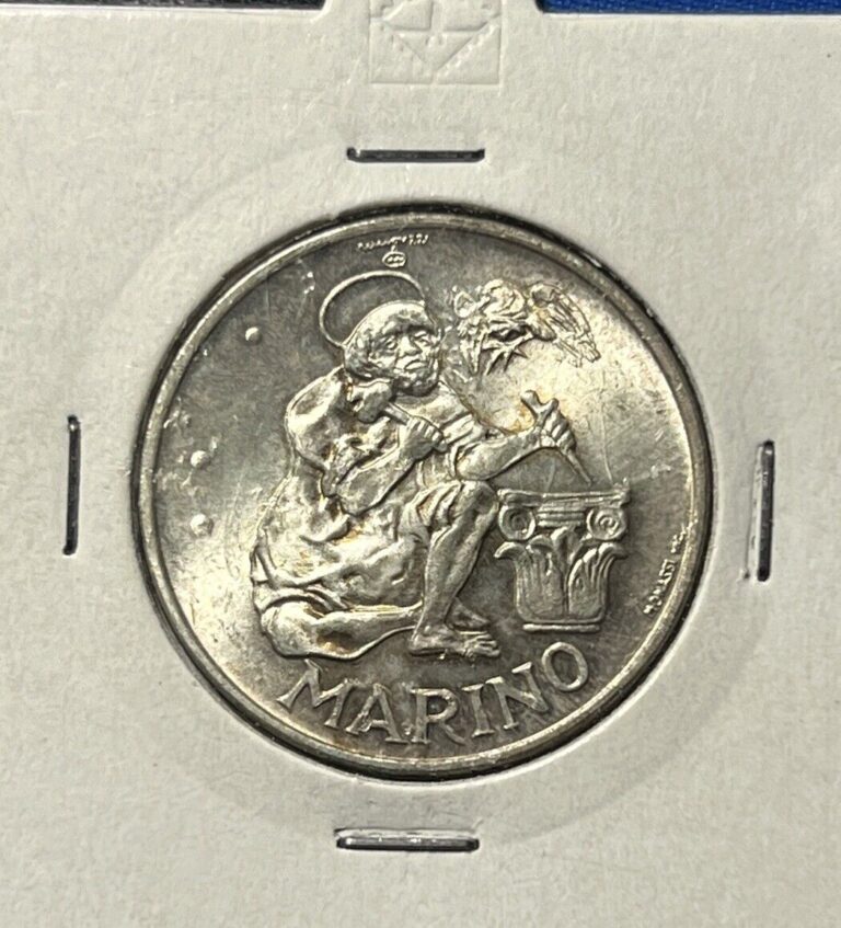 Read more about the article 1975 San Marino 500 Lira .835 Silver Coin