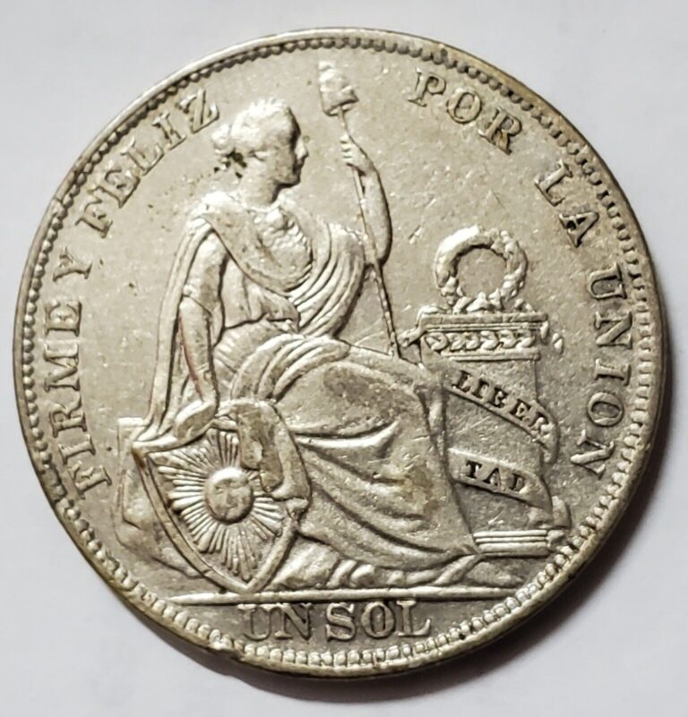 Read more about the article 1925 PERU Silver Un 1 Sol Coin
