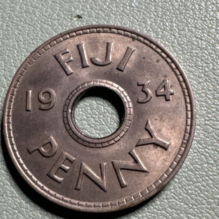 Read more about the article 1934 Fiji Islands 1 Penny Coin Low Mintage