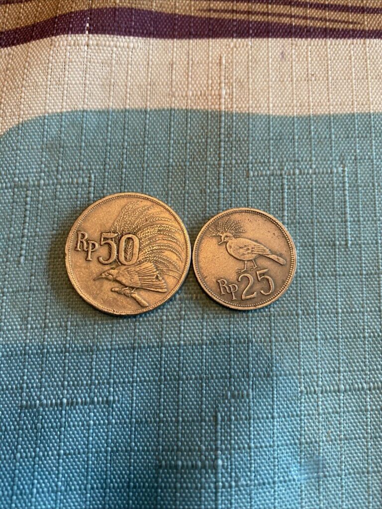 Read more about the article Indonesia 1971 50 Rupiah  1971 25 Rupiah – 2  Coins