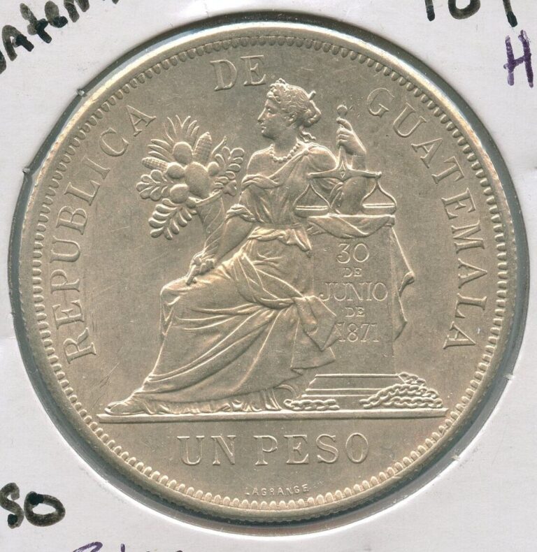 Read more about the article 1894-H Guatemala Silver Coin Un Peso – SR848