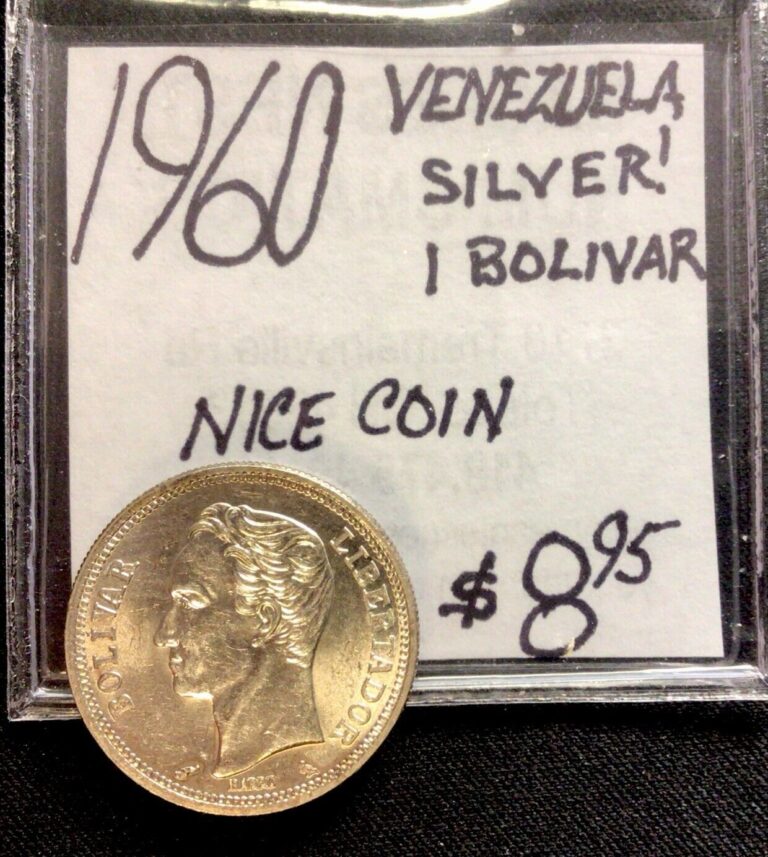 Read more about the article 1960 Venezuela Silver! 1 Bolivar! Nice Coin! ENN Coins