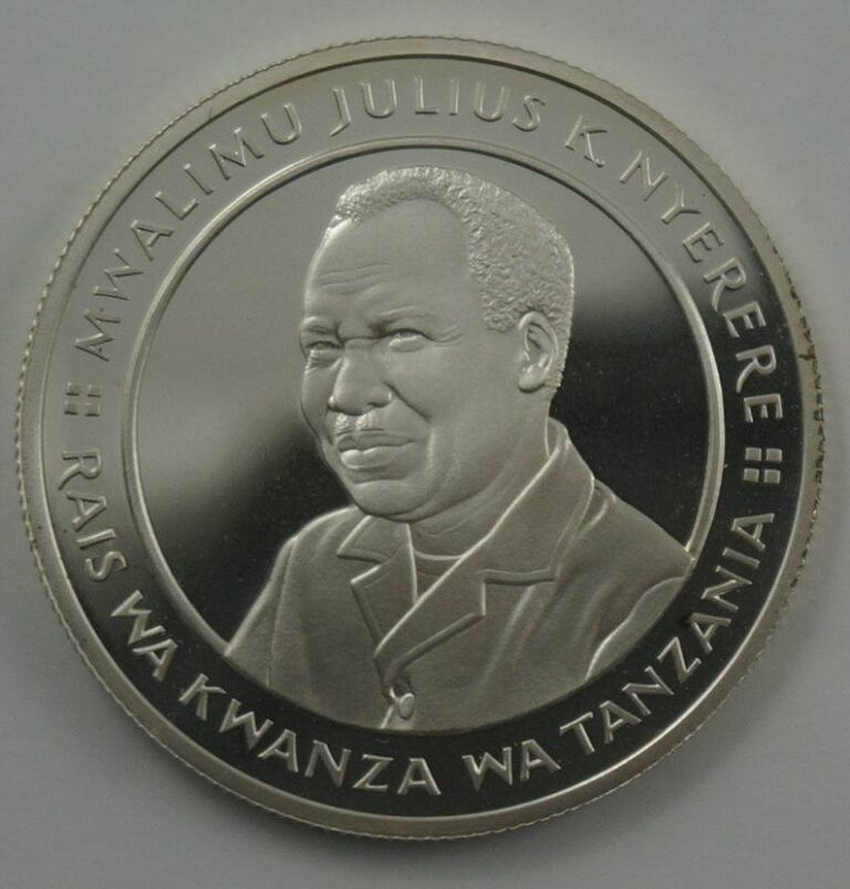 Read more about the article TANZANIA 20 Shilingi 1981 Silver Proof Independence President Nyerere