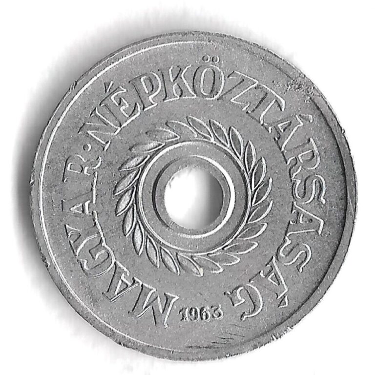 Read more about the article 1963 Hungary 2 Filler World Coin – Mintage 2 082 000 – KM# 546