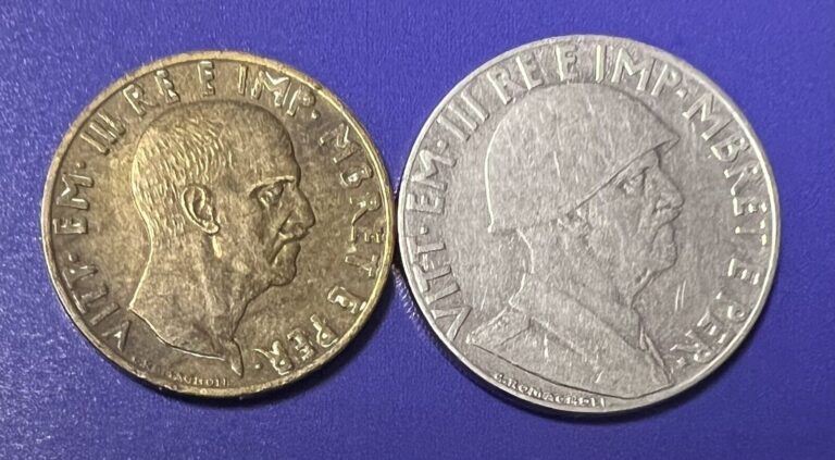 Read more about the article 1939 and 1940 Albania Coins 0.05 LEK and 0.20 LEK