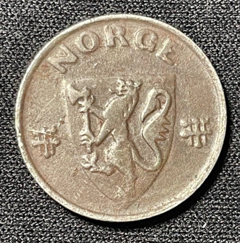 Read more about the article 1945 Extremely Fine Norway 2 Ore Coin