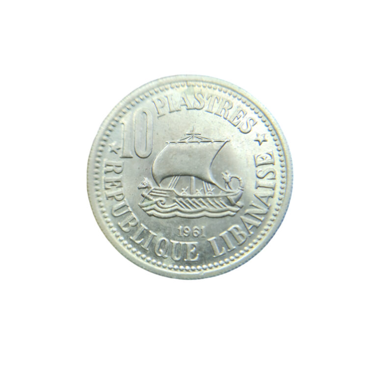 Read more about the article 1961 LEBANON 10 PIASTRES – UNC – Excellent Coin – Nice Luster