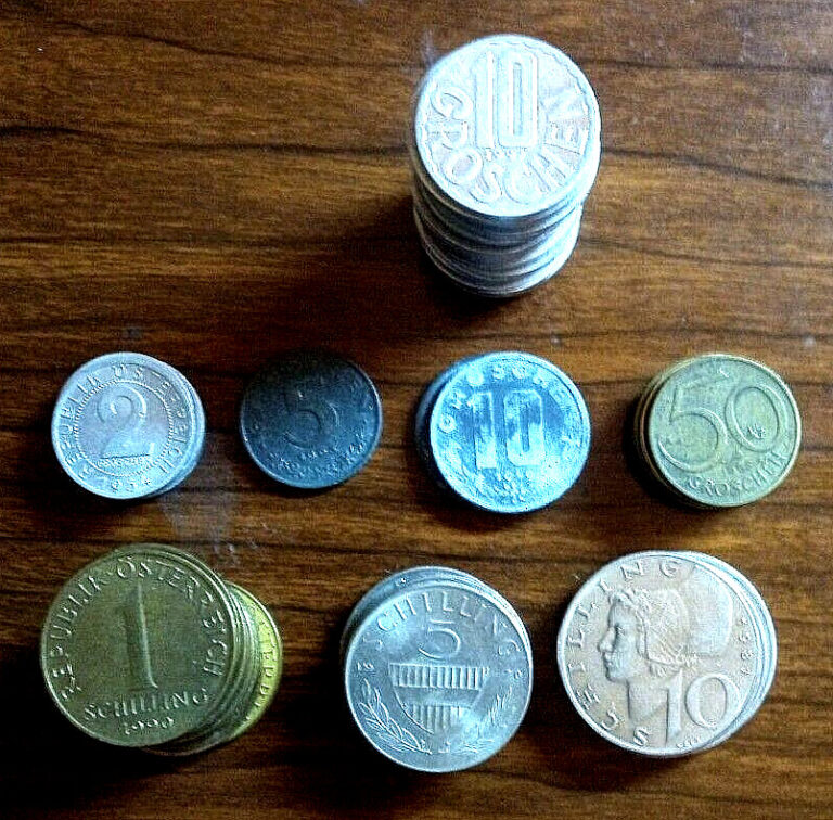Read more about the article AUSTRIA Lot of Sixty-Five (65) Coins; Various Dates  Very Collectible!!
