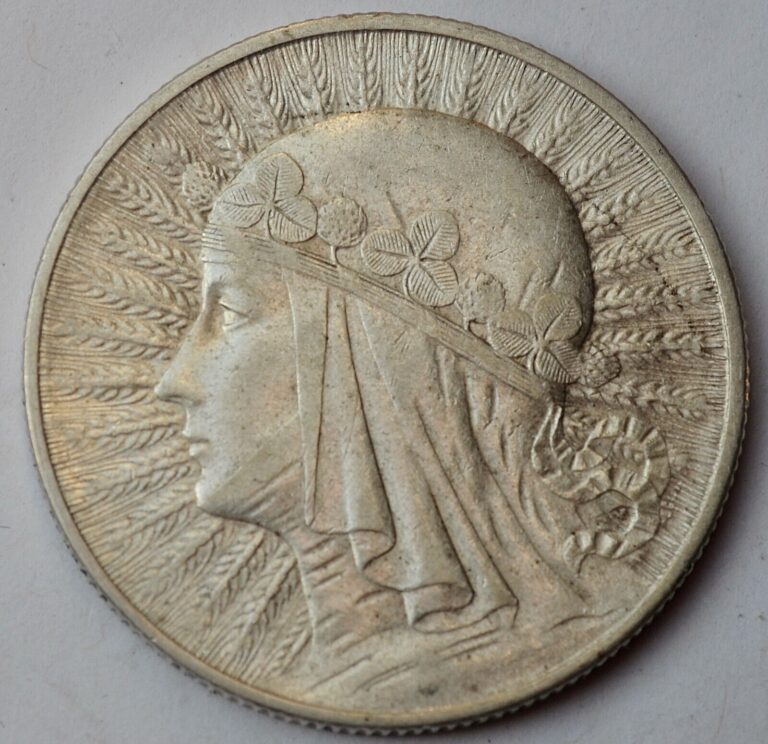 Read more about the article 5 Zlotych 1932  Queen Jadwiga Poland  Silver coin