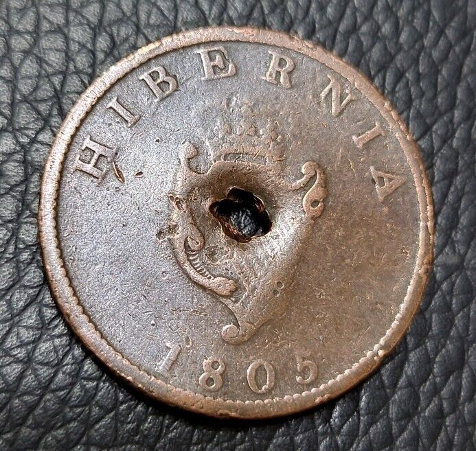 Read more about the article 1805 Ireland ½ Penny Coin