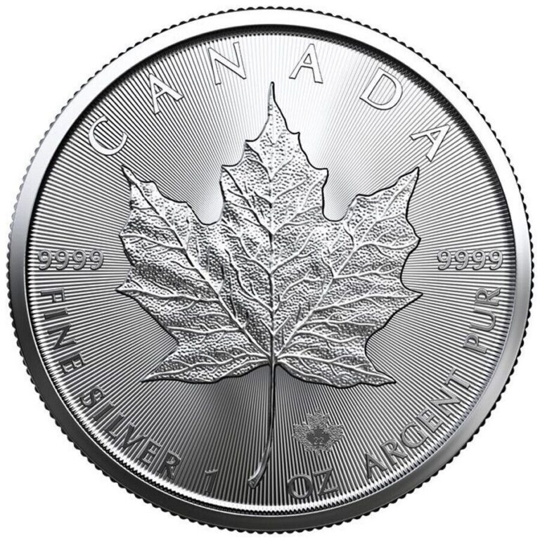 Read more about the article 2022 Canada 1 oz Silver Maple Leaf $5 Coin GEM BU