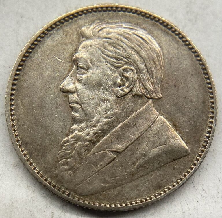 Read more about the article South Africa 1897 1 Shilling Silver Coin KM #5