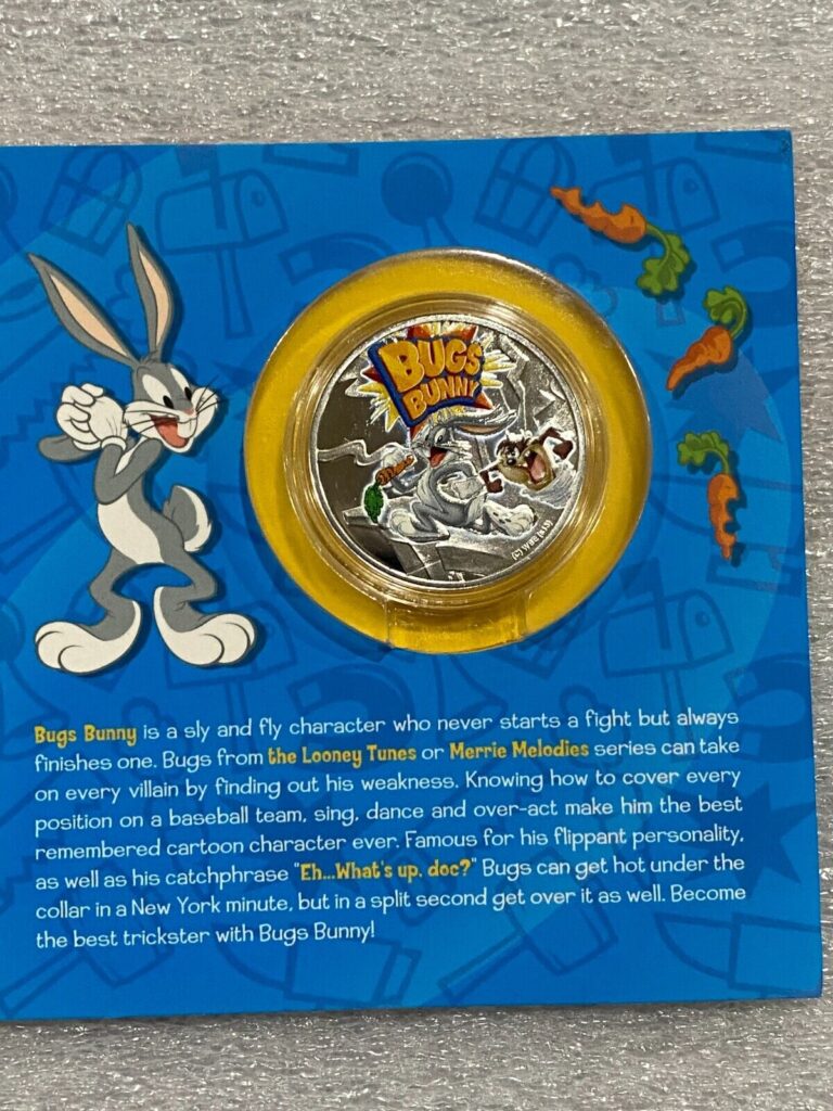 Read more about the article Mint Of Poland 2013 Bugs Bunny Silver Proof Coin ~ RARE ~ OGP / COA