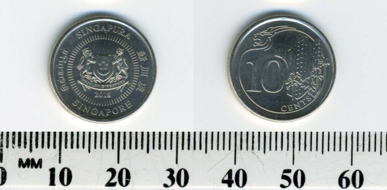 Read more about the article Singapore 2018 – 10 Cents Nickel Plated Steel Coin – Lion-head motif