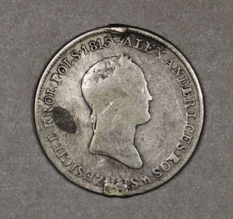 Read more about the article 1832 Poland Silver 1 Zloty -Mount Removed-