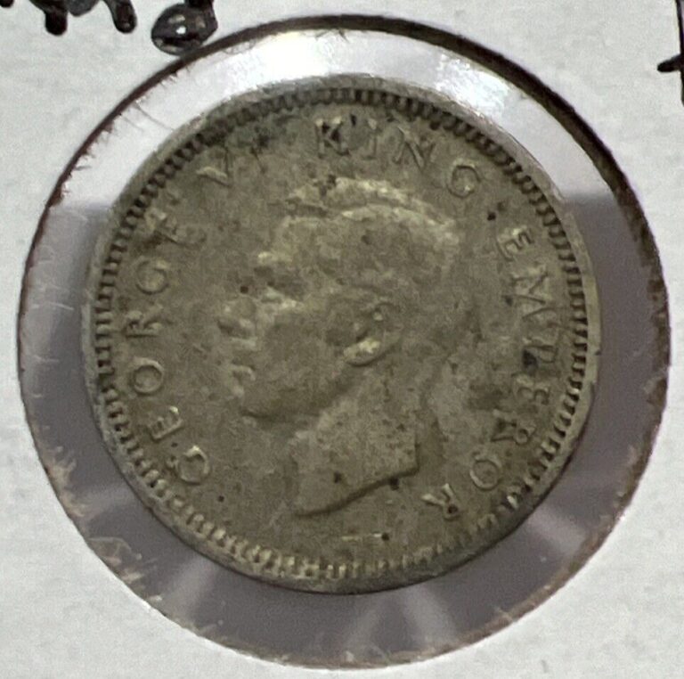Read more about the article 1944 3 Pence New Zealand Silver 3C Coin