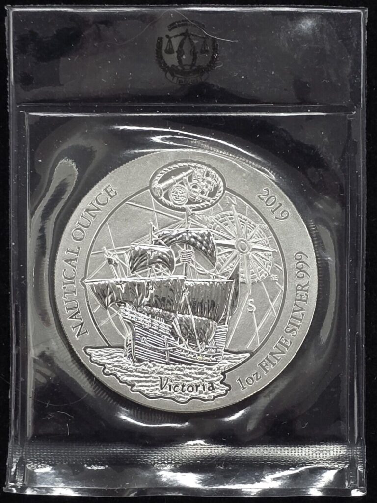 Read more about the article 2019 Rwanda 1 oz Silver Nautical Ounce Victoria Coin Bu Sealed