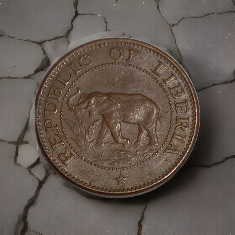 Read more about the article Liberia 1972 1 CENT Coin African Elephant Animal 🇱🇷