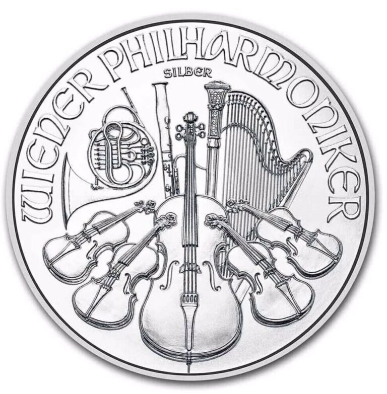 Read more about the article 2023 Austrian Philharmonic Orchestra 1 oz Silver 1.5 Euro Coin Unze Osterreich
