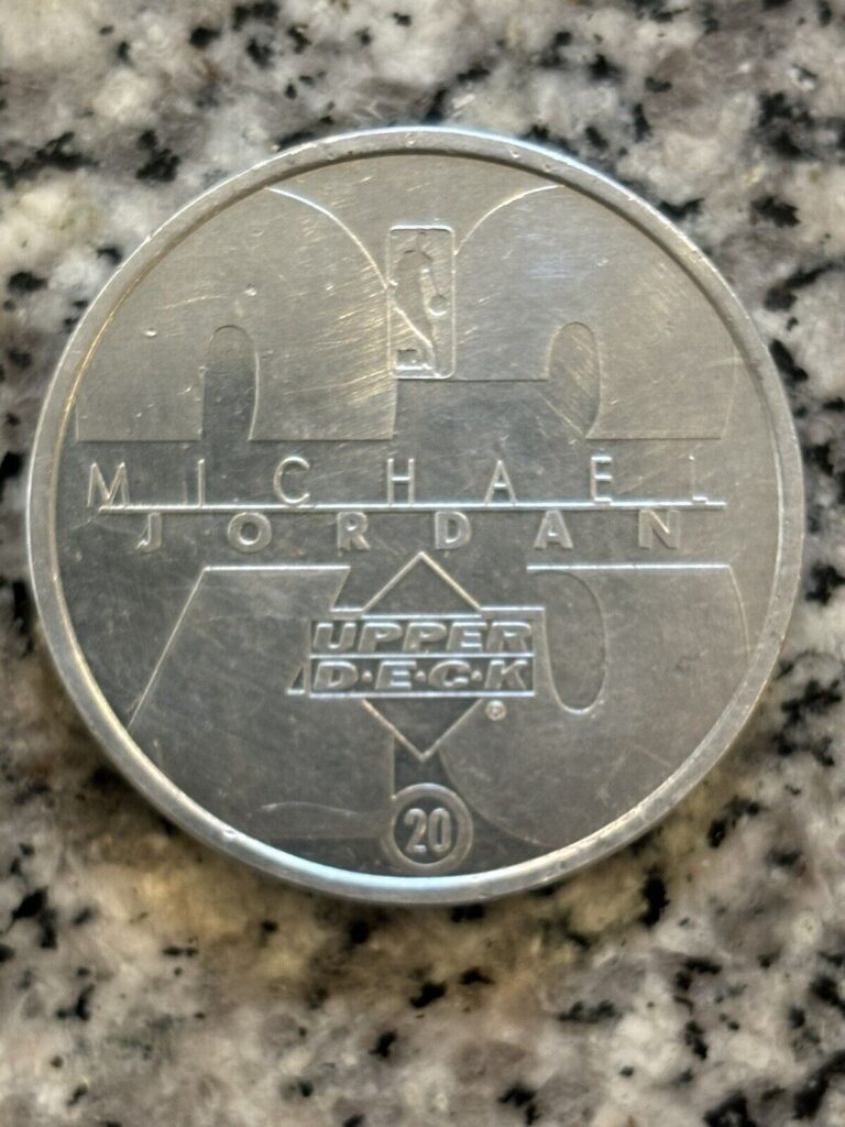 Read more about the article Michael Jordan Upper Deck Coin #20 Double Sided 23 45