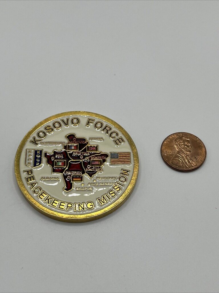 Read more about the article KFOR Kosovo Forces Peacekeeping Mission Challenge Coin