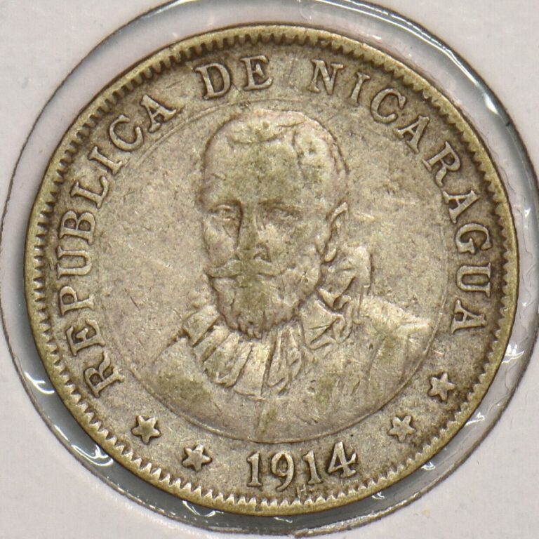 Read more about the article Nicaragua 1914 10 Centavos 199142 combine shipping