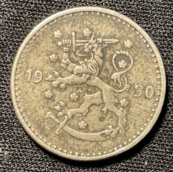Read more about the article Uncirculated 1930 Finland 1 Marka Coin