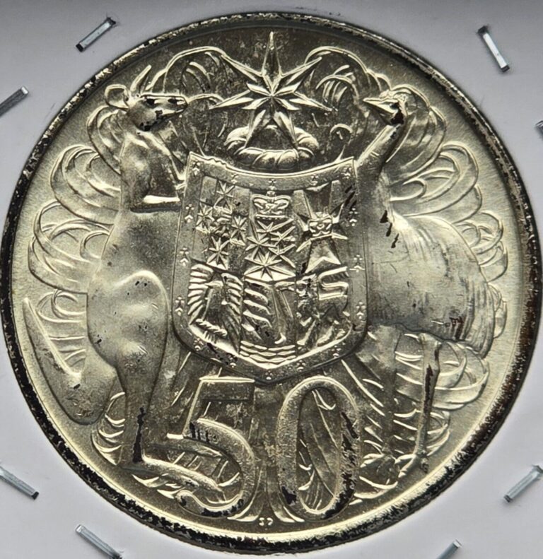 Read more about the article Brilliant Uncirculated Australia 1966 50 Cents Silver Coin