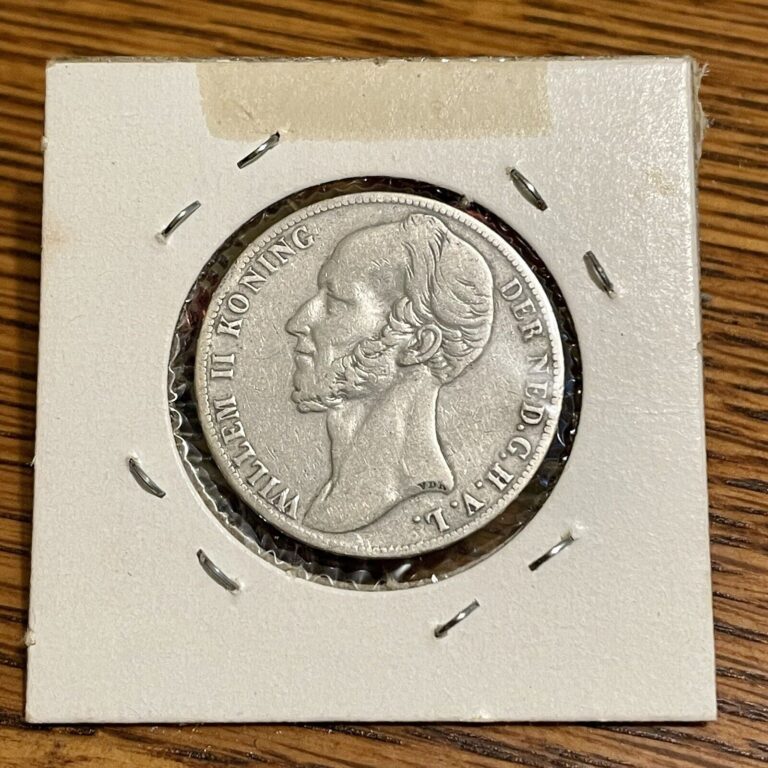 Read more about the article NETHERLANDS 1848 1 Gulden Silver