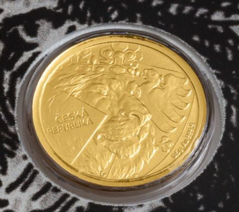 Read more about the article 2024 Niue Czech Lion 1/2 gram Gold Coin in Card