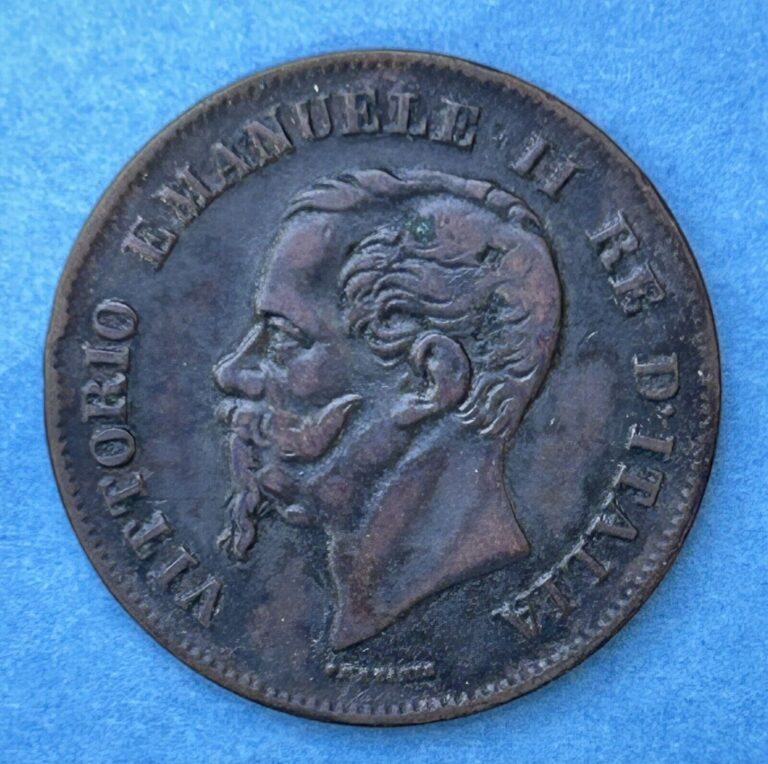 Read more about the article 1861 Italy 5 Centesimi Coin