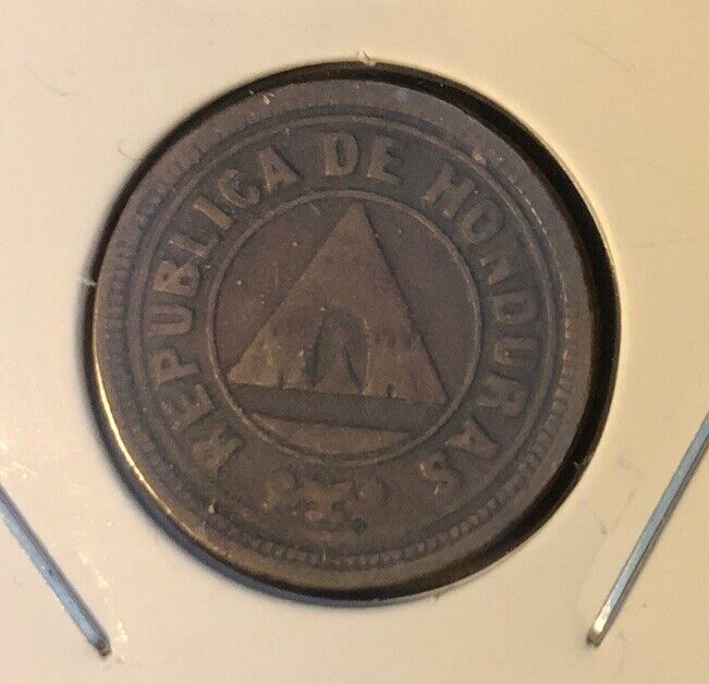 Read more about the article 1919  HONDURAS 2 Centavos  Bronze Coin-KM#71-Mintage=117 000