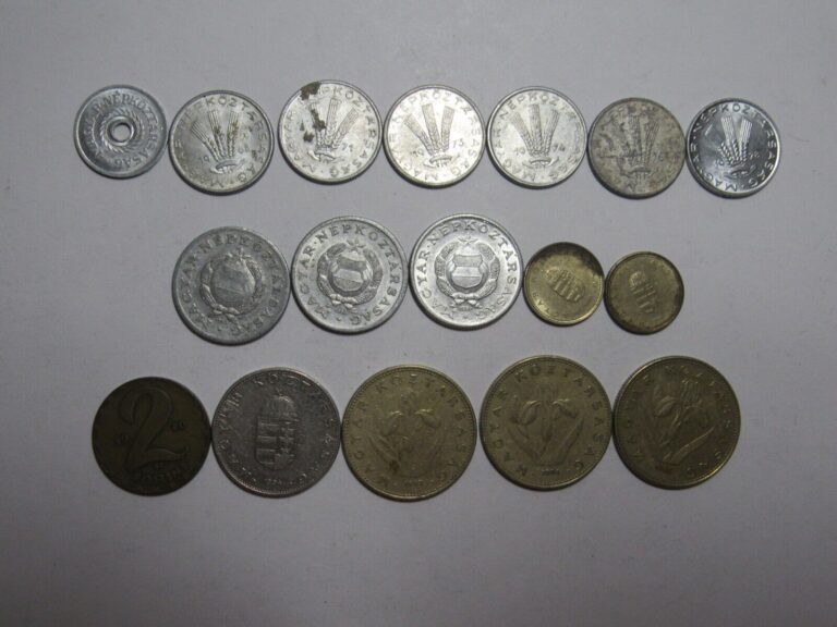 Read more about the article Lot of 17 Different Hungary Coins – 1963 to 1995 – Circulated