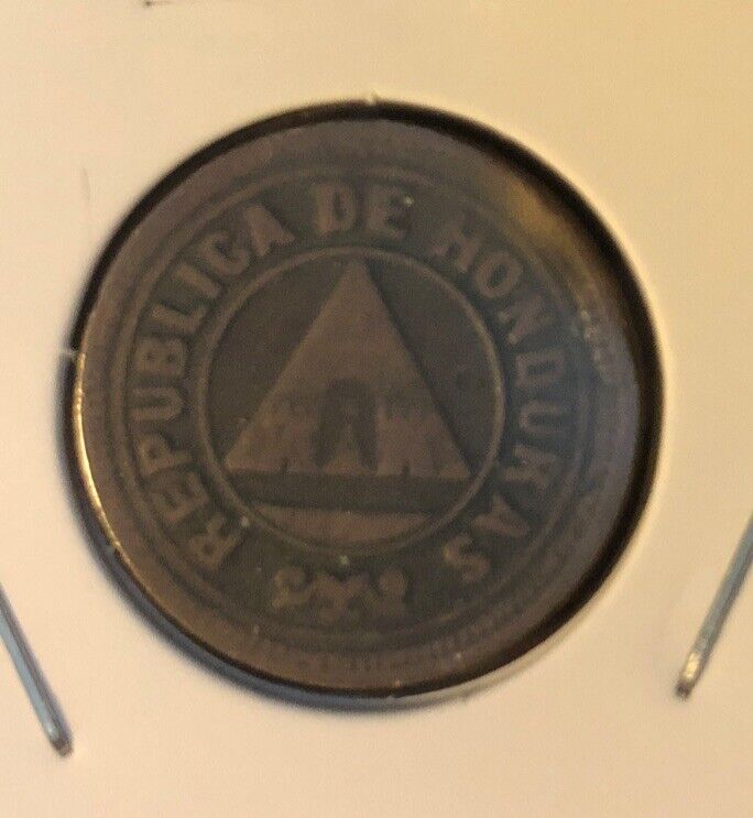Read more about the article 1919  HONDURAS 2 Centavos  Bronze Coin-KM#71-Mintage=117 000