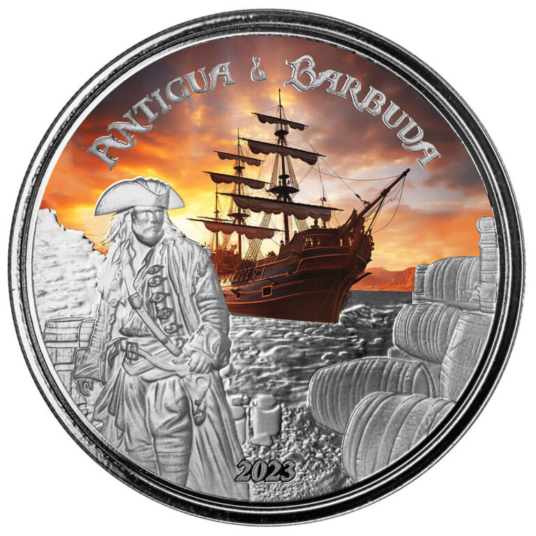 Read more about the article 2023 Antigua and Barbuda Rum Runner Colorized Proof coin