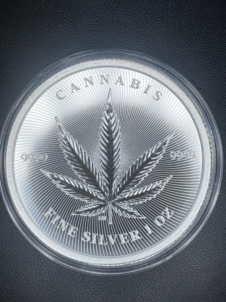 Read more about the article 2024 Republic of Chad – Cannabis – 1 oz 0.9999 Silver BU Coin in Capsule