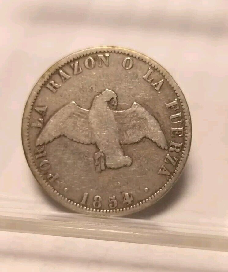Read more about the article 1853 Chile 50 Centavos **Early Date Condor**