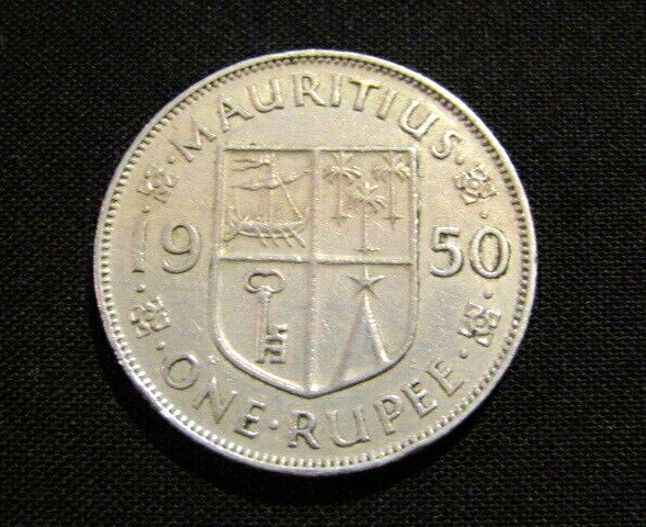 Read more about the article Mauritius 1950 1 Rupee Coin