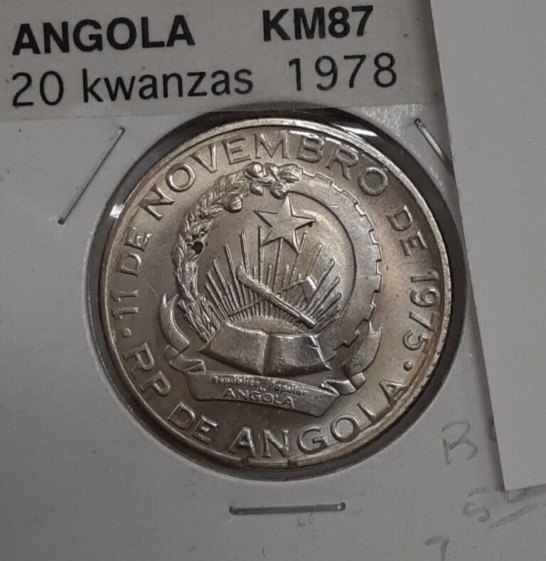 Read more about the article ND 1978/1975 Angola 20 Kwanzas CuNi Coin – Nice Uncirculated-May Have Toning