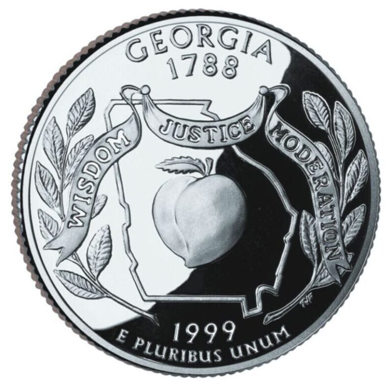 Read more about the article 1999 S Proof Georgia State Quarter Uncirculated US Mint