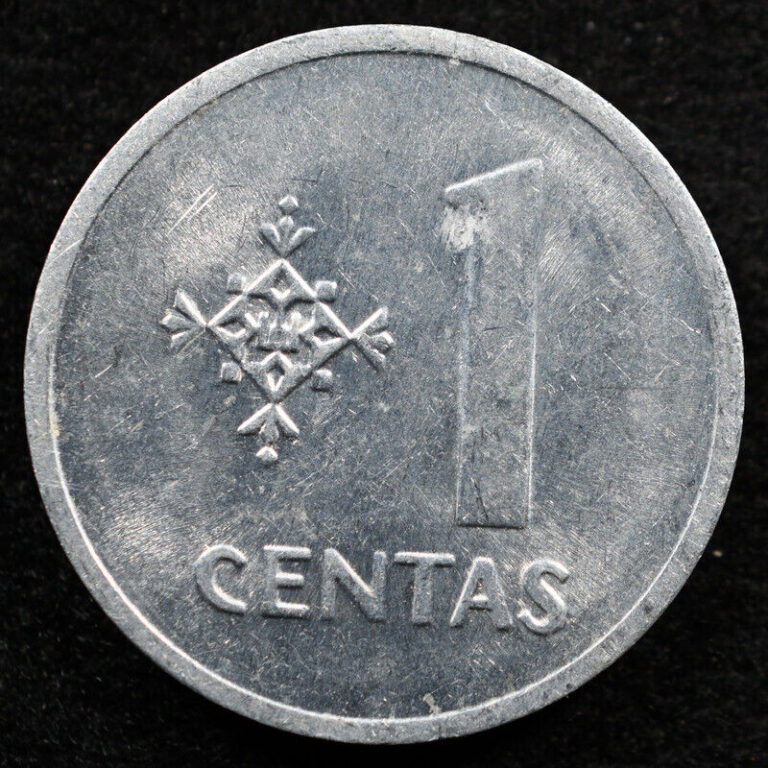 Read more about the article Lithuania 1 Centas 1991  Coin  Inv#G165