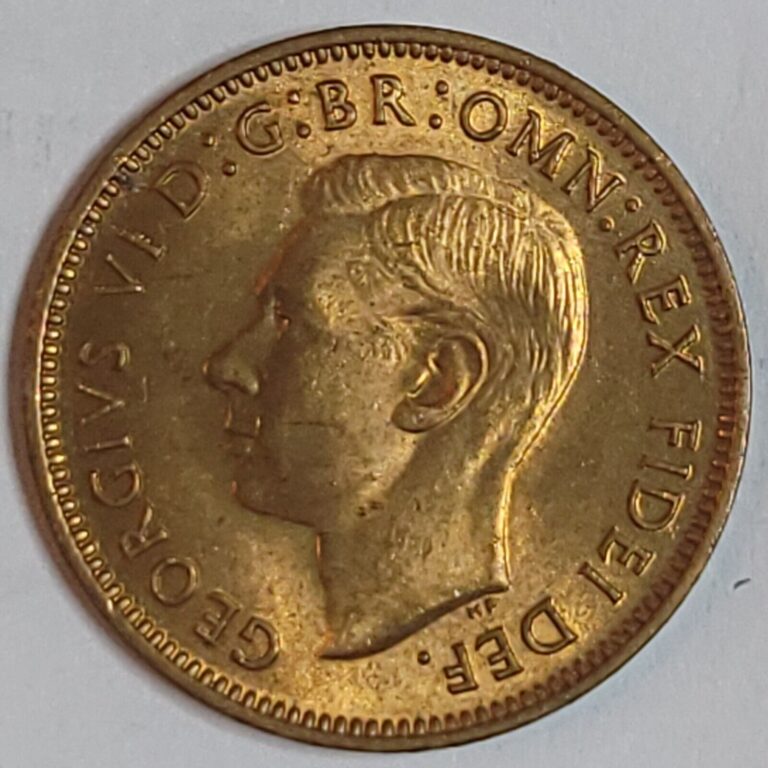 Read more about the article 1951 Great Britain ONE 1 FARTHING Coin-GEORGE VI-UK-KM#867-UNC