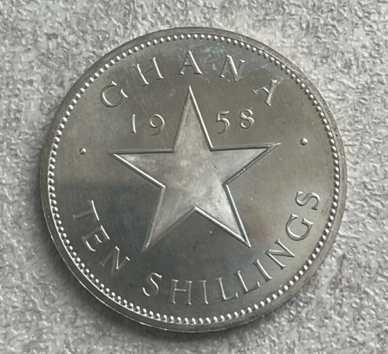 Read more about the article 1958 Ghana 10 Shillings – Silver Proof L2