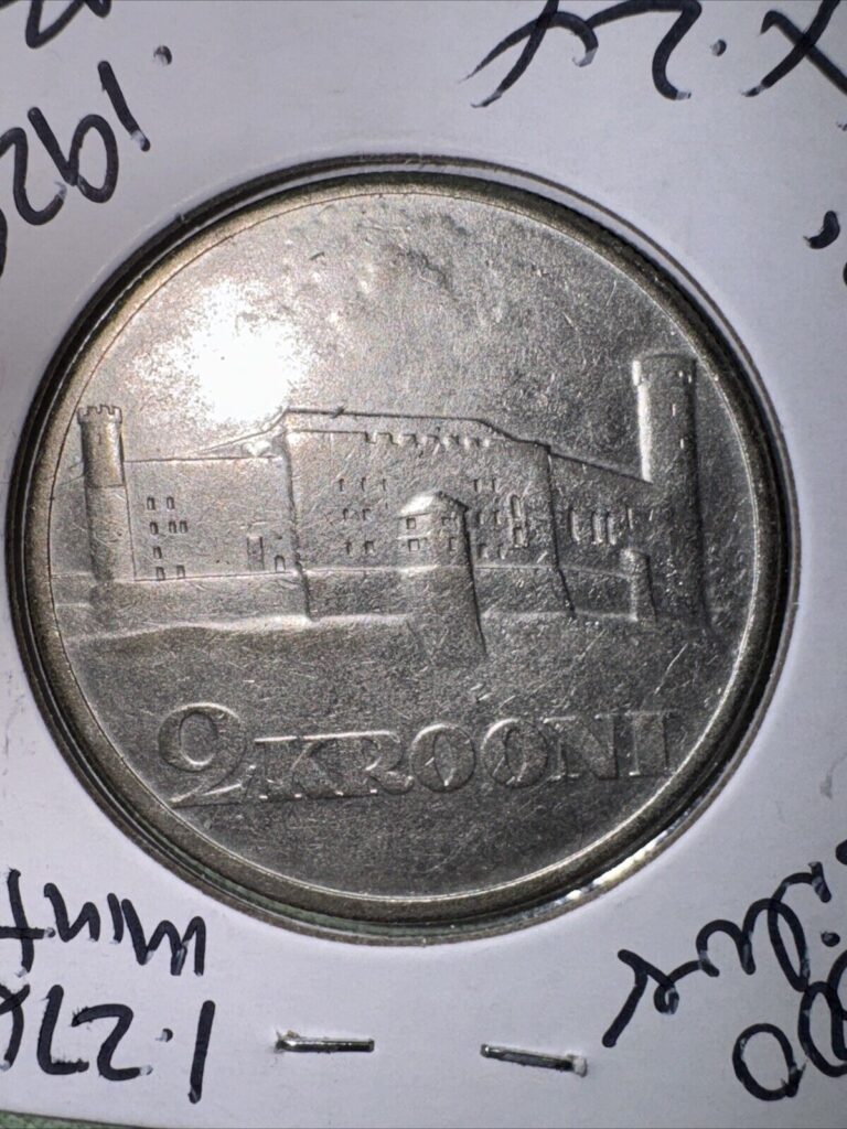 Read more about the article ESTONIA 2 Krooni 1930 – Silver .500 – Toompea Fortress – XF