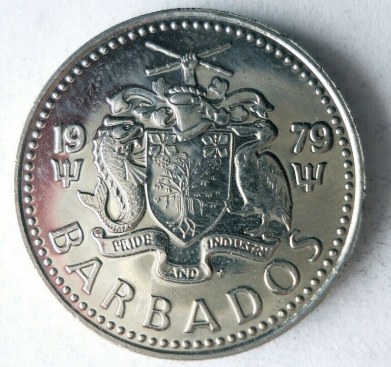 Read more about the article 1979 BARBADOS 25 CENTS – AU – Excellent Coin – Free Ship – Bin #ZZZ